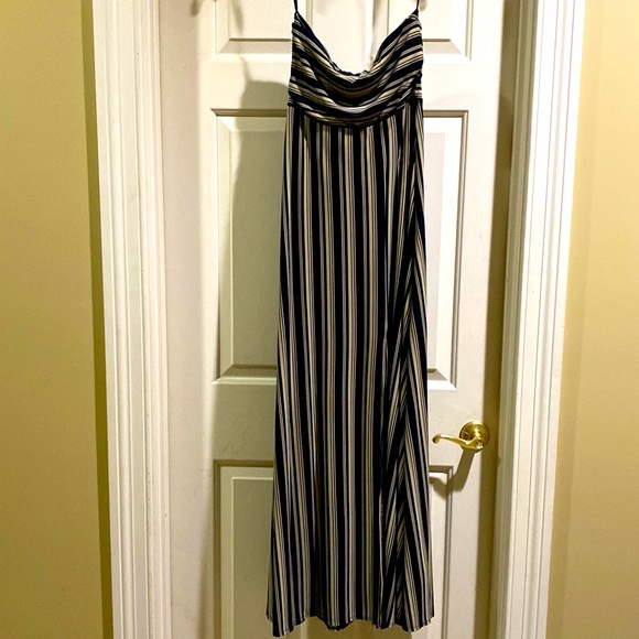 Banana Republic black and tan maxi strapless dress - XS - Picture 4 of 4